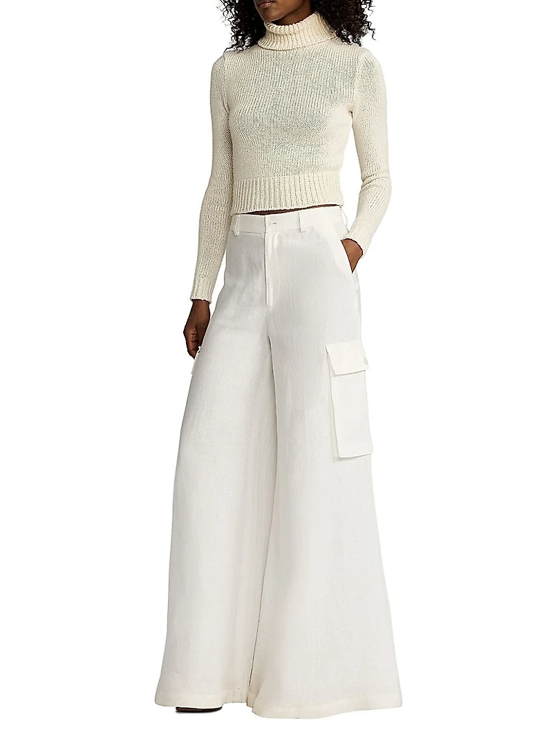 Classic Linen Cargo Pants