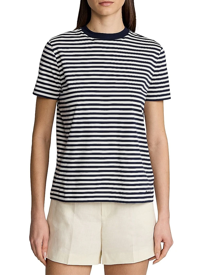 Hallie Striped Crewneck T-Shirt