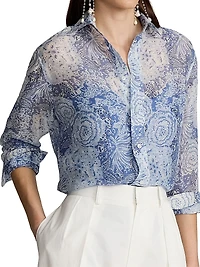 Adrien Gauze Relaxed-Fit Shirt