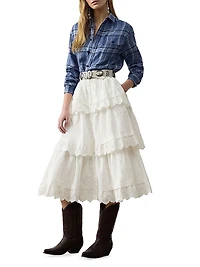 Concho Suede Belt