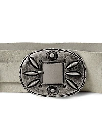 Concho Suede Belt