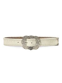 Leather Buckle Belt