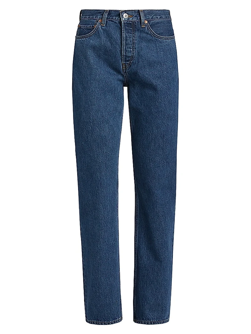 90s High-Rise Straight-Leg Jeans
