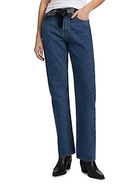 90s High-Rise Straight-Leg Jeans