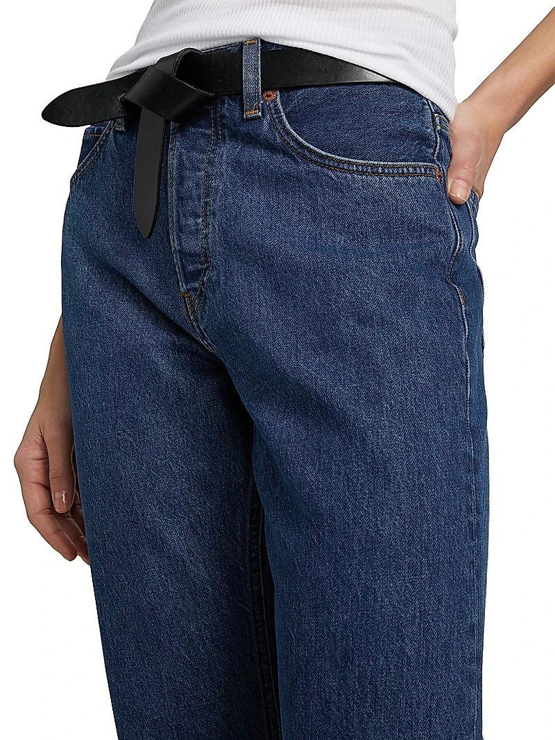 90s High-Rise Straight-Leg Jeans