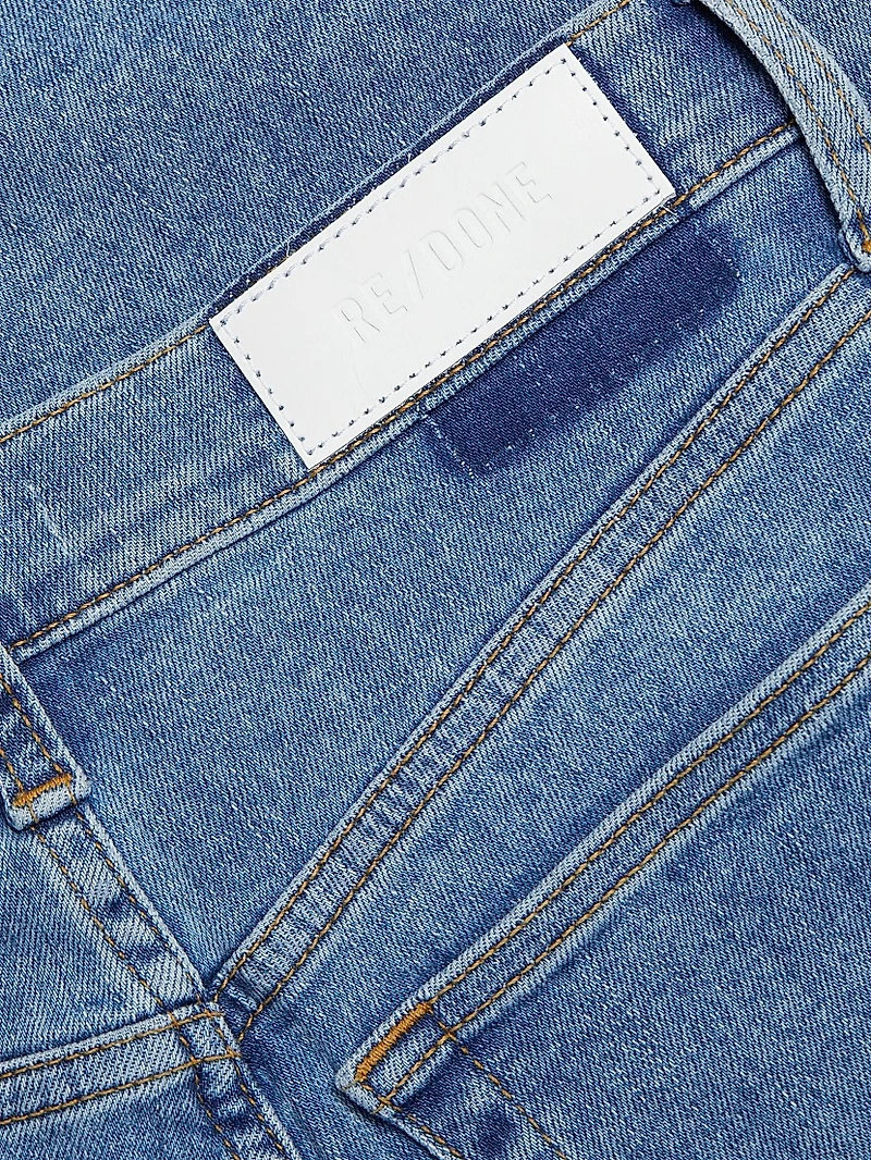 Mid-Rise Wide Leg Jeans