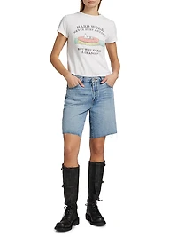 `90s Comfy Denim Boyfriend Shorts