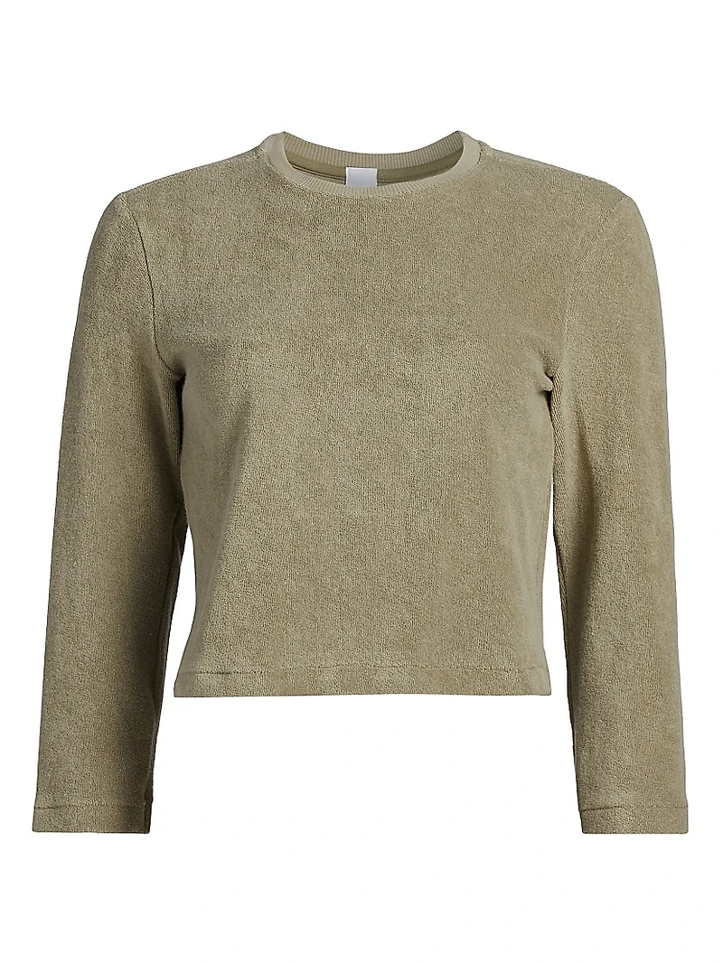 Cotton Terry Boxy-Fit T-Shirt