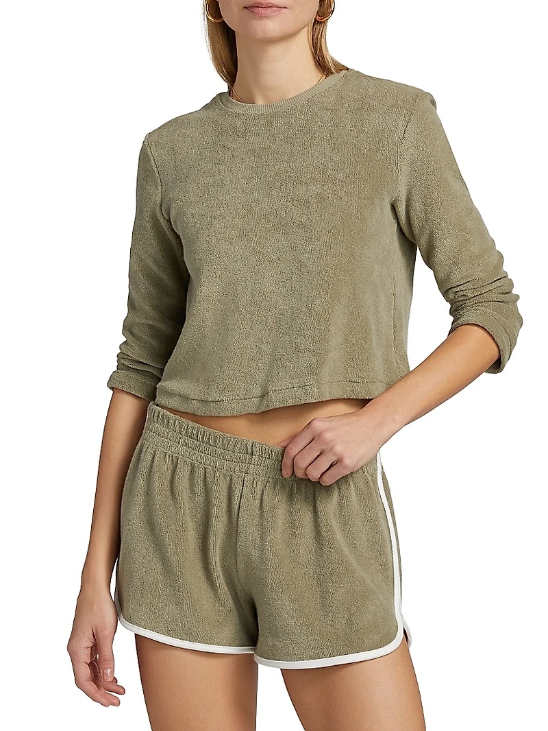 Cotton Terry Boxy-Fit T-Shirt