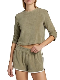 Cotton Terry Boxy-Fit T-Shirt