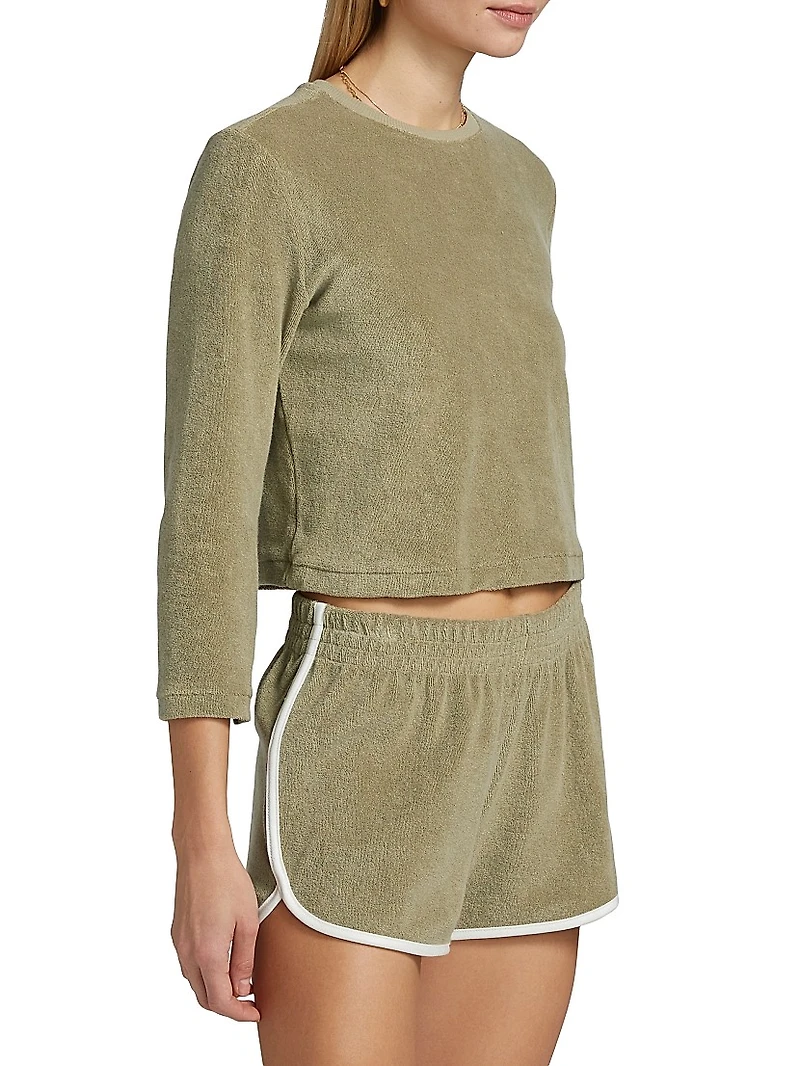 Cotton Terry Boxy-Fit T-Shirt