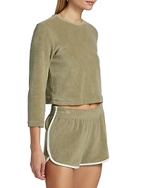 Cotton Terry Boxy-Fit T-Shirt