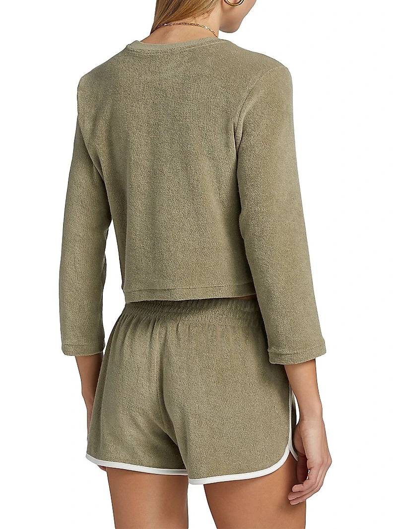 Cotton Terry Boxy-Fit T-Shirt