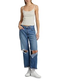 Jolie Pointelle Organic Cotton Tank