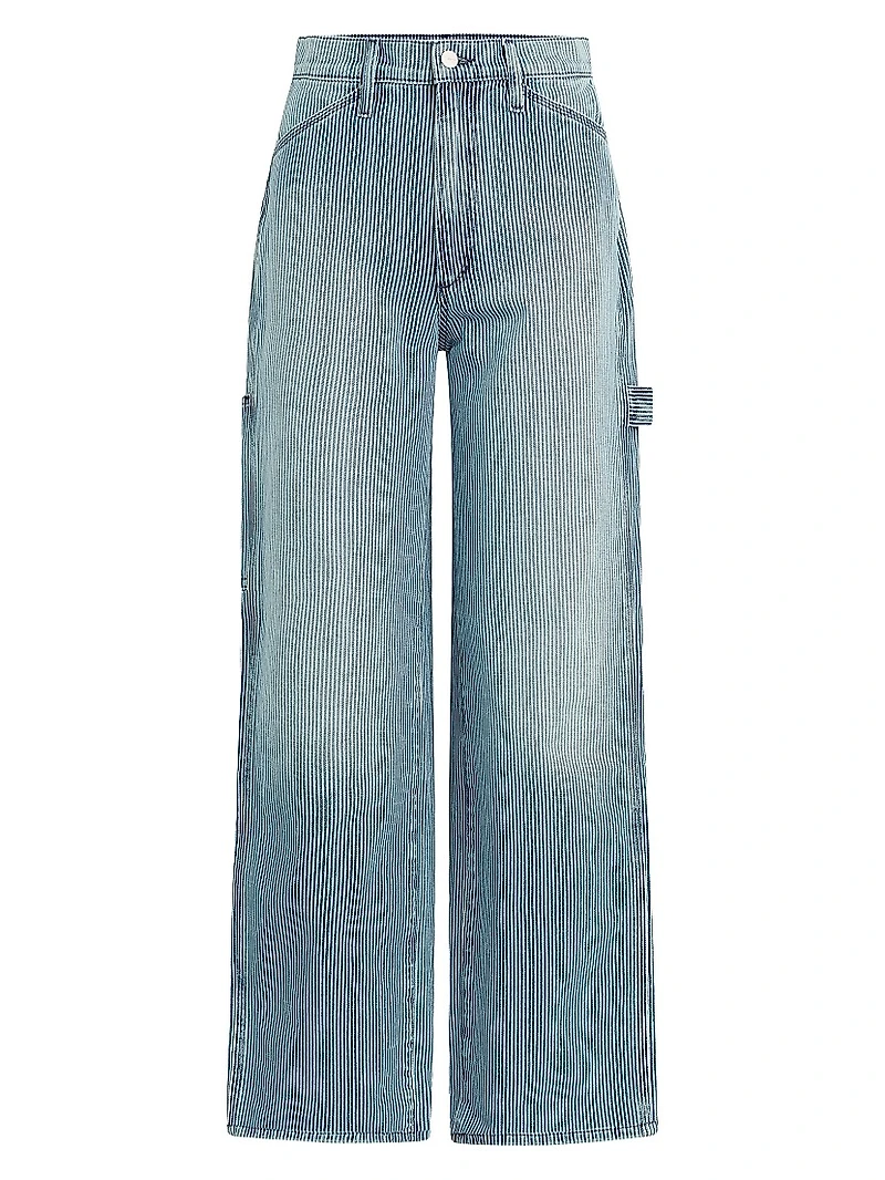 The Baggy Carpenter Striped Denim Pants