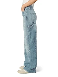 The Baggy Carpenter Striped Denim Pants