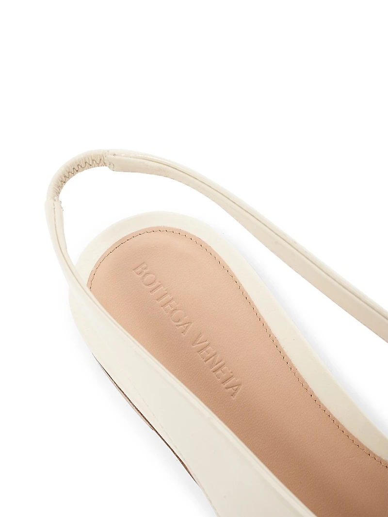 Leather Slingback Flats