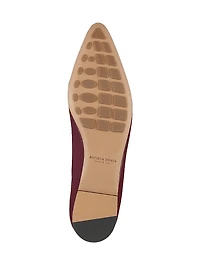 Pointed-Toe Patent Leather Ballet Flats