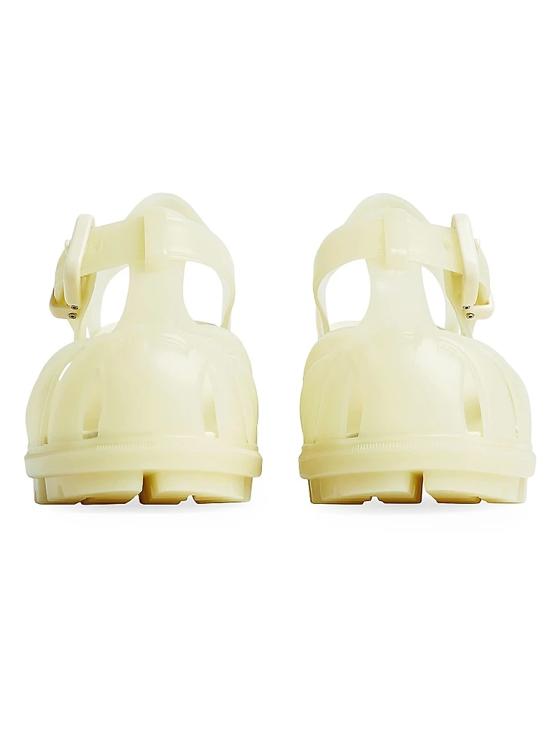 Medusa 50MM Block-Heel Jelly Sandals