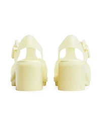 Medusa 50MM Block-Heel Jelly Sandals