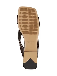 Interwoven Leather Flat Sandals