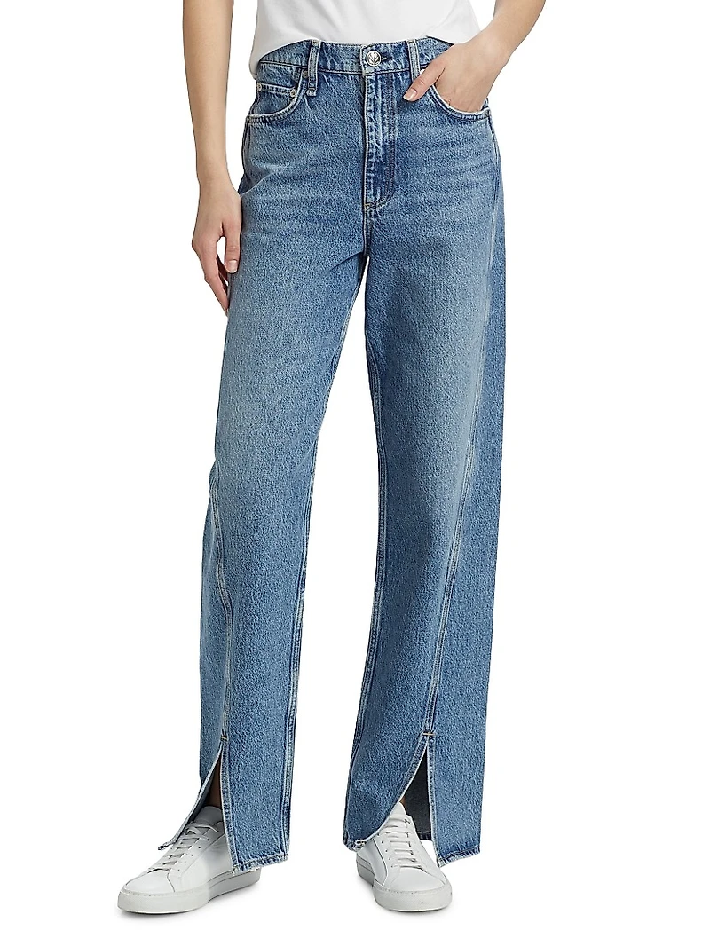 Shea High-Rise Relaxed Straight Jeans