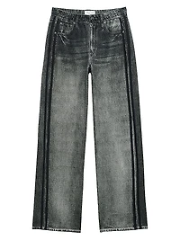 Miramar Cotton-Terry Wide-Leg Track Pants