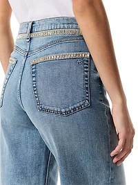 Andi High-Rise Ankle Wide-Leg Jeans