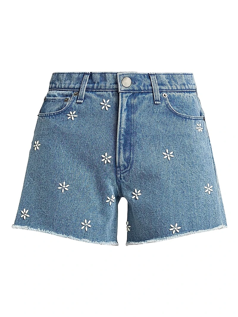 Aspen Embellished Denim Shorts