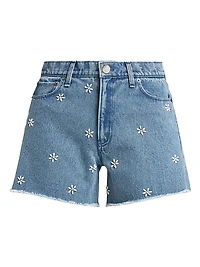 Aspen Embellished Denim Shorts