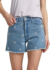 Aspen Embellished Denim Shorts