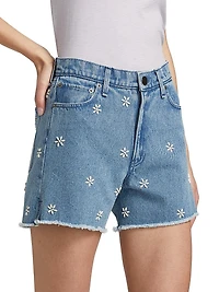 Aspen Embellished Denim Shorts