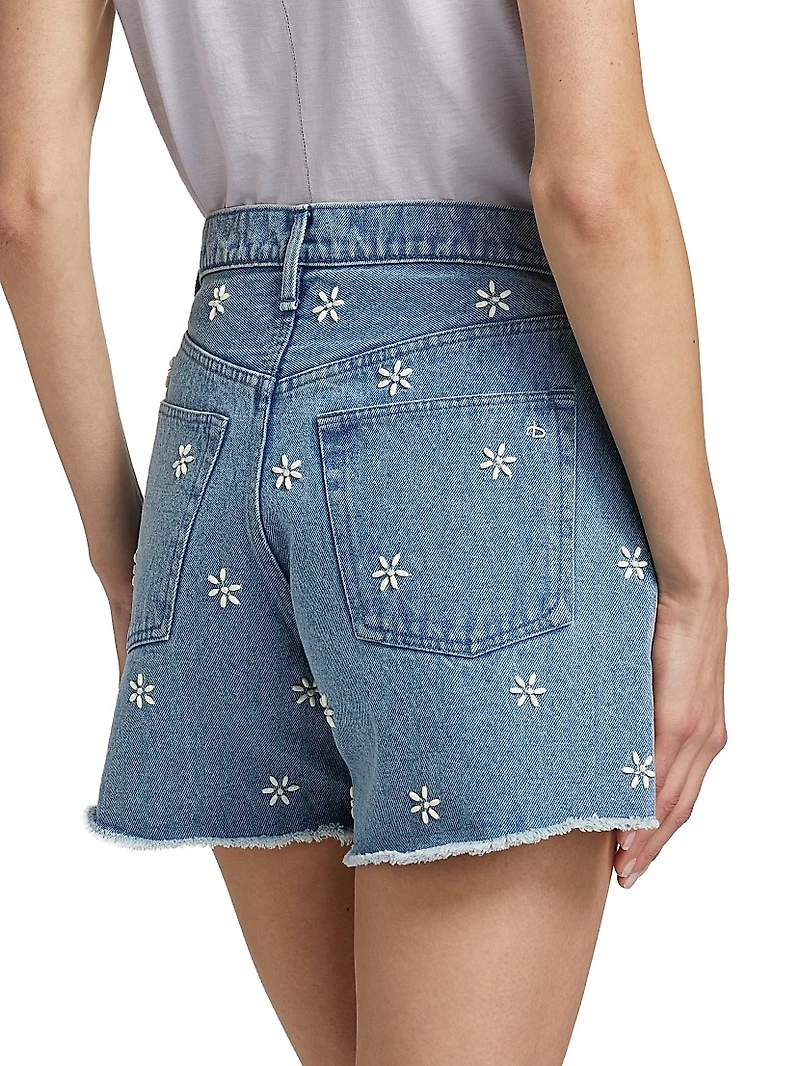 Aspen Embellished Denim Shorts