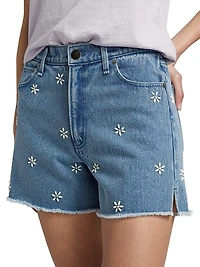 Aspen Embellished Denim Shorts