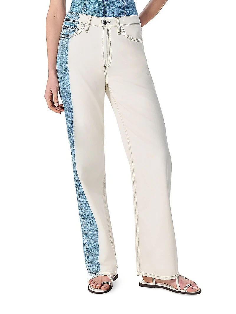 Featherweight Logan Mid-Rise Wide-Leg Jeans