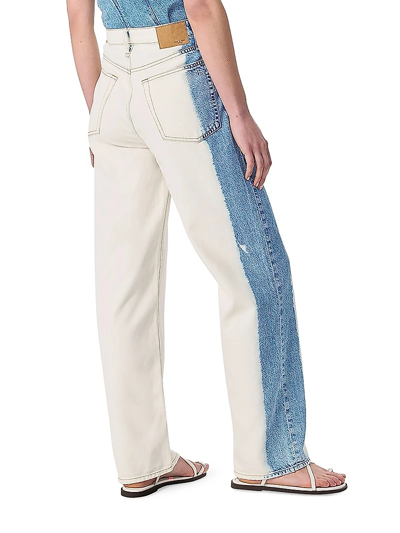 Featherweight Logan Mid-Rise Wide-Leg Jeans