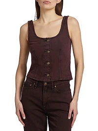 Poppy Denim Sleeveless Top