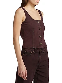 Poppy Denim Sleeveless Top