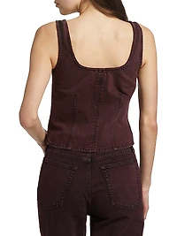 Poppy Denim Sleeveless Top