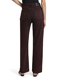 Logan Featherweight Mid-Rise Wide-Leg Jeans