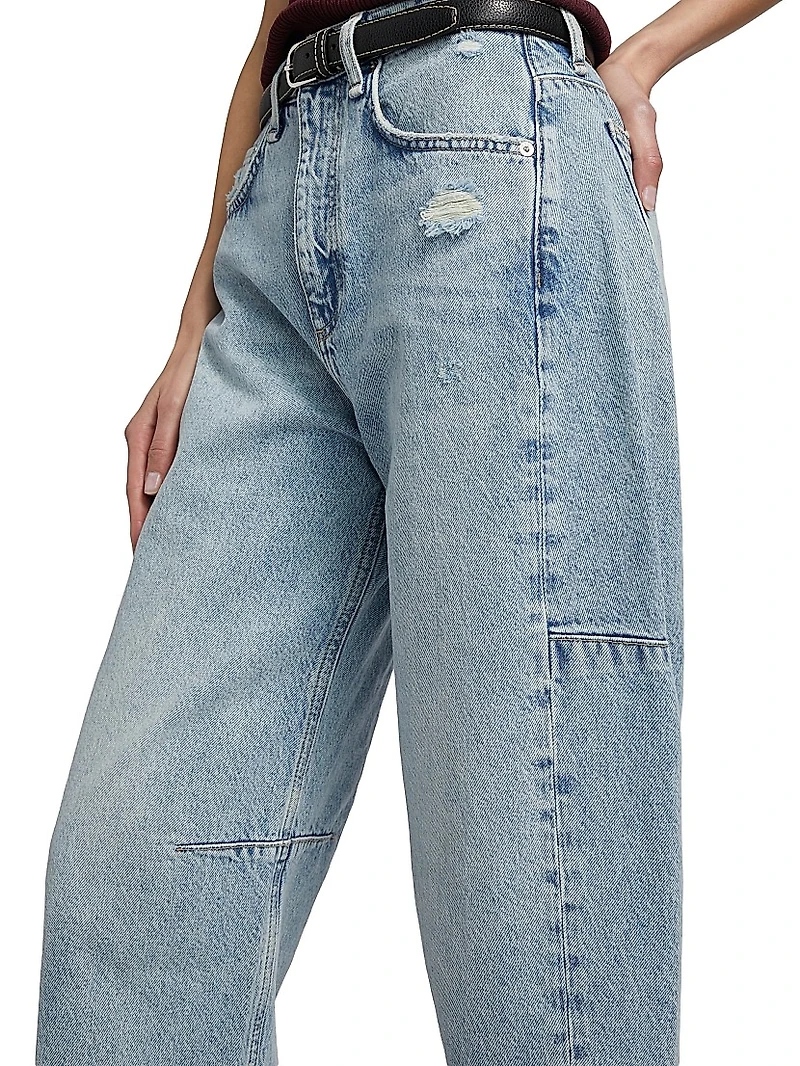 Charlie High-Rise Barrel Jeans