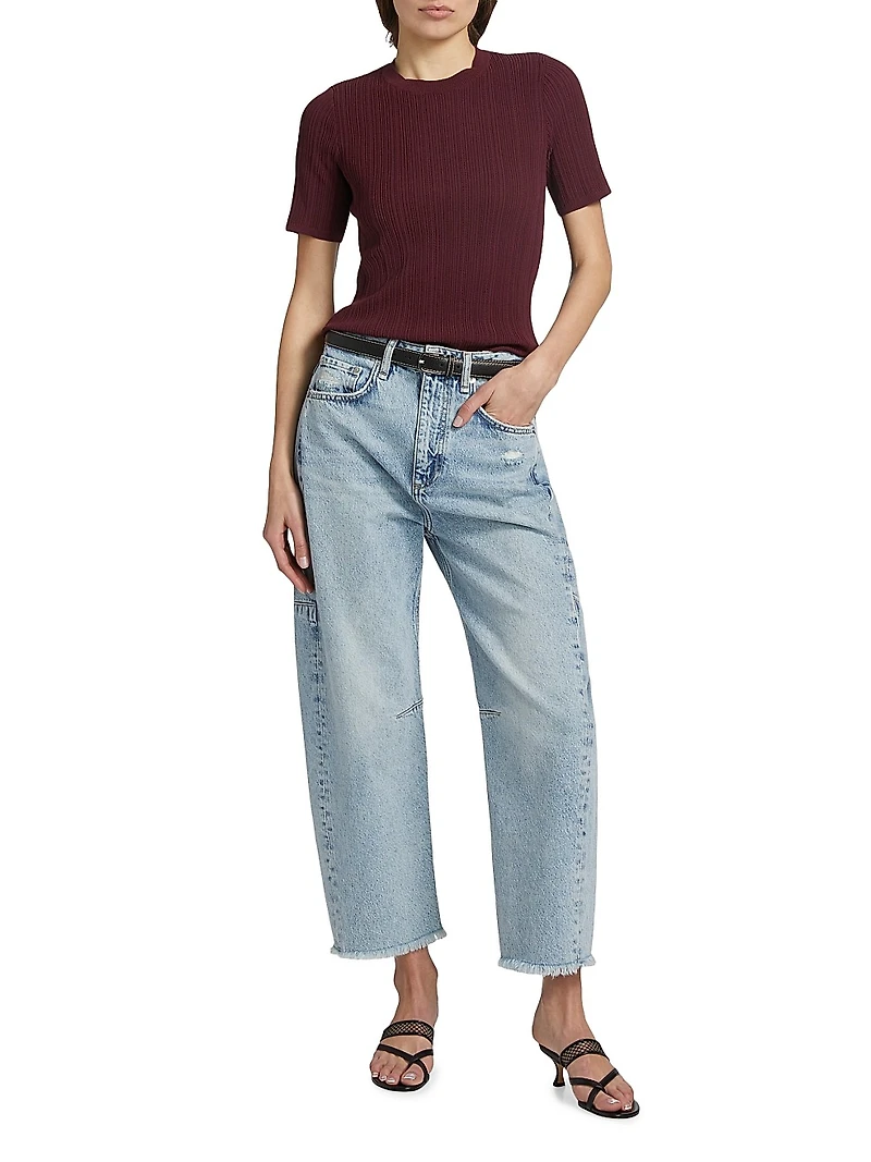 Charlie High-Rise Barrel Jeans
