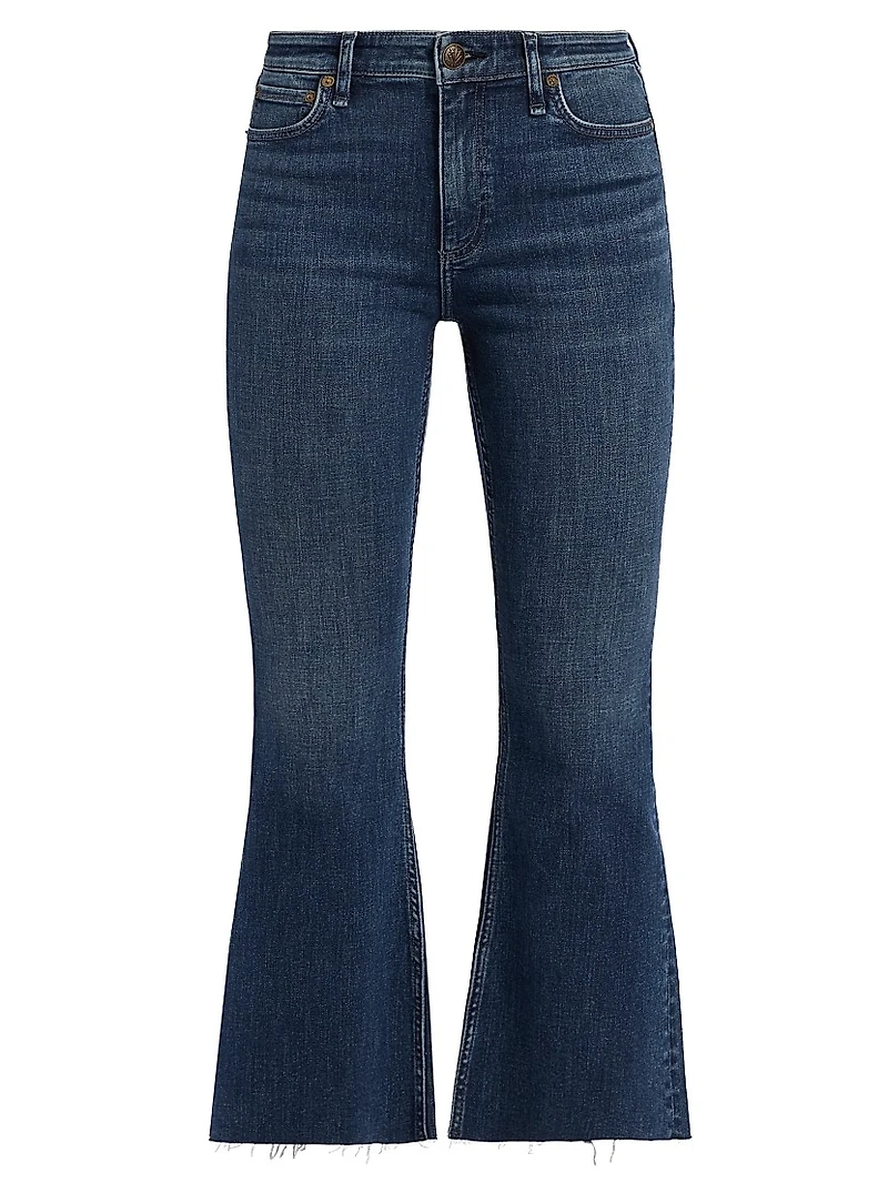 Dahlia Flexi Mid-Rise Ankle Flare Jeans