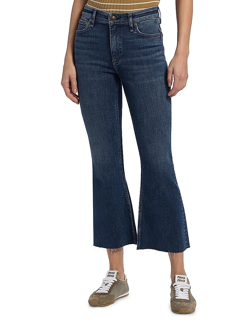 Dahlia Flexi Mid-Rise Ankle Flare Jeans