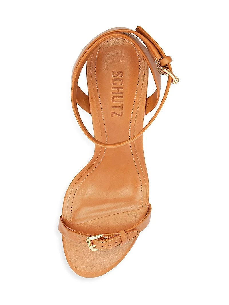 Aurora 75MM Leather Sandals