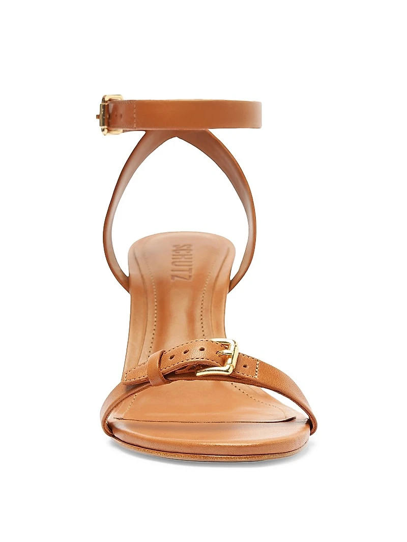 Aurora 75MM Leather Sandals