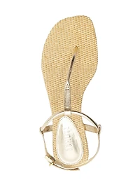 Elsha Metallic Flat Sandals