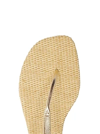 Elsha Metallic Flat Sandals