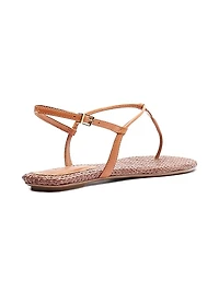 Elsha Leather Flat Sandals