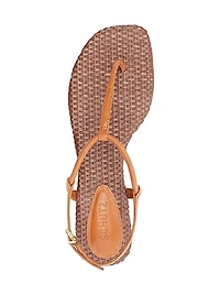 Elsha Leather Flat Sandals